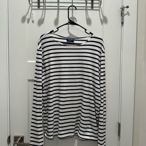 St. James Navy Striped Men's Shirt